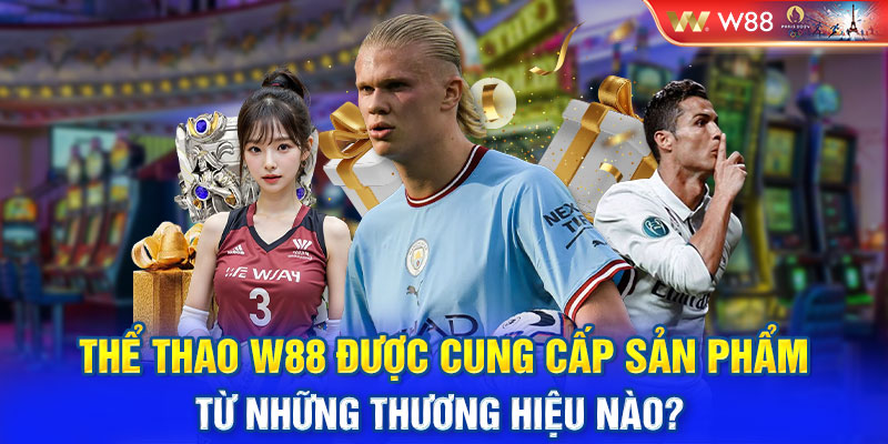 Thể thao W88 được cung cấp sản phẩm từ những thương hiệu nào? 